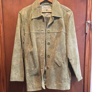 St. John's Bay Green Lightweight Shirt Jacket